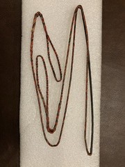 Flemish String For 53” Korean Traditional Bow Long Loops 50”/ 127 CM Red & Black