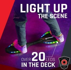 Razor Black Label Ripstik Ripster Light-up, Caster Skateboard with Multi-Color