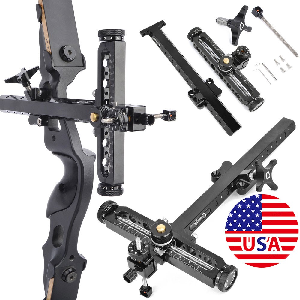 Aluminum Recurve Bow Sight T Shape Adjustable Target Shooting Hunting Archery