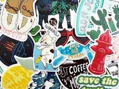 2000 Random Bulk Stickers Lot Fun Car Bottle Pack Bike Laptop Skin Decals