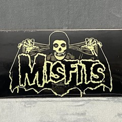 Misfits x Zero Halloween Fiend GITD Skateboard Deck 8.25 Glow in the Dark New