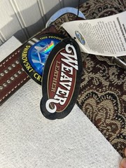 Weaver Breast Collar Leather Swarovski Crystal All American Western Horse Tack