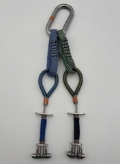 Vintage CCH Alien Cam Rock Climbing Green & Blue Set