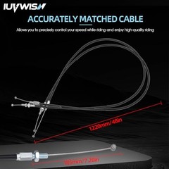 Dirt Bike Throttle Assembly with Throttle Cable Motorcycle Push Pull Throttle