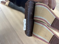 44” Classic Brown Neoprene Soft Touch Equine Contoured English Girth