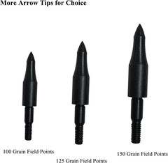 12Pcs High Precision Field Points, Crossbow Arrow Tips for Bow and Arrow Target