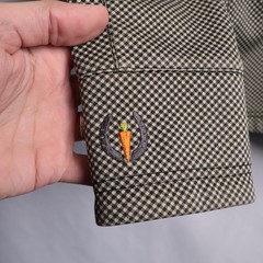 Kerrits XS Womens Houndstooth Fleece Lined Full Zip Riding Jacket Tan Black