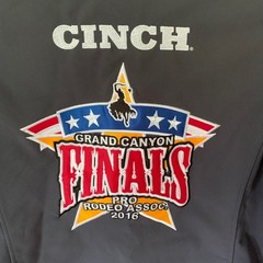 Grand Canyon Finals 2016 Rodeo Barrel Racing Jacket Women M Port Authority Cinch