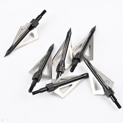 12/24pcs 31″/30″ Carbon Arrows Quiver 100 Grain 2 Blade Broadheads Hunting Shoot