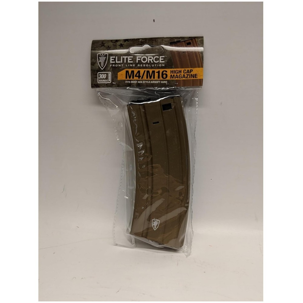 Elite Force M4/M16 Airsoft Gun Magazine, 300 Rounds
