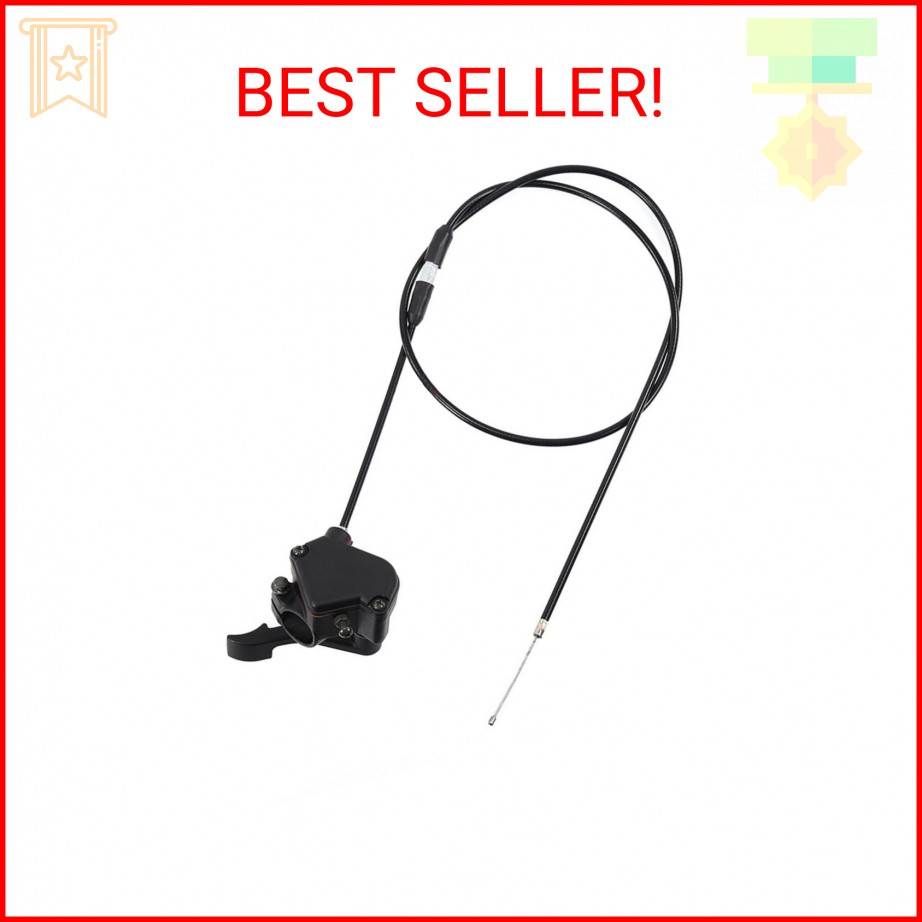 zipelo Thumb Throttle Cable, 7/8» 22mm Accelerator Control Handle Assembly, Alu