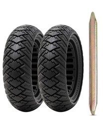 2 PCS 10×3.0 255×80 (80/65-6) Solid Tire,10 Inches Electric Scooter Wheels 10…