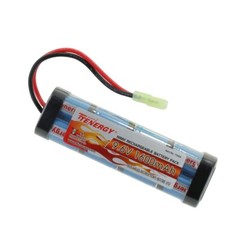 Tenergy 9.6V 1600mAh Flat Airsoft NiMH Battery Pack & Smart Charger Option