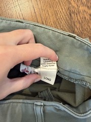 Tailored Sportsman breeches 24 LONG front zip (mid rise) in Loden Green