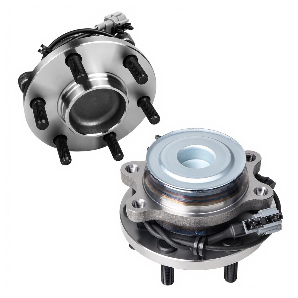 KUSATEC 515064 2WD/RWD Front Wheel Bearing and Hub Assembly Fit for Nissan Fr…