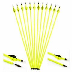 30inch Archery Carbon Arrows Spine 500 OD7.8MM Hunting for Compound Recurve Bow