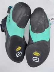 Scarpa Instinct VS Wmn Climbing Shoes Women’s Size 6.5, New In Box, Black & Aqua