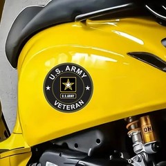 2pcs 4.72″x4.72″ U.S. Army Veteran Vinyl Car Decals – Self-Adhesive Window St…