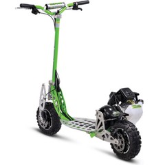 MotoTec UberScoot Evo 70x Gas Scooter Green 2-Speed Powerful Scooter