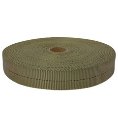 GM CLIMBING 1 inch MIL-W-5625 Nylon Tubular Webbing Milspecs 30 ft, Tan 499