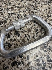 CMC Rescue Steel D Shape Carabiner – Heavy Duty Climbing Safety Carabiners