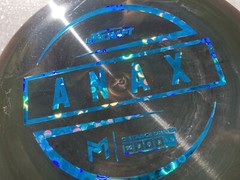 Paul McBeth Anax-Swirly Deep Green Gold Glitter Bomb w Holographic Flowers Foil