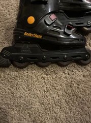 Men AstroBlade Rollerblade In-Line Skates Astro Blade Black For Parts/repair