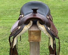 17″ ROCKING R Haflinger Trail Ranch Saddle~X-WIDE Tree~FJORD~GYPSY~Draft Cross
