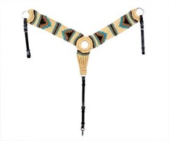 Showman Cotton Blend Multi-Strand Southwest Design Breast Collar