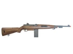 BBTac Airsoft Rifle BT-M1 Carbine Gun Auto Electric WWII Replica Wood Garand AEG