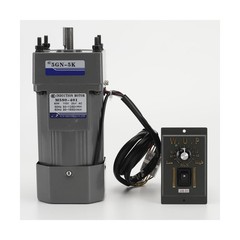 110V AC Motor + Speed Controller + Gear Box, 90W Single Phase Electric Motor …