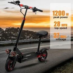 Electric Scooter 48v 800W For Adult 10″Off Road Fat Tires Fast Speed USA MAX vV