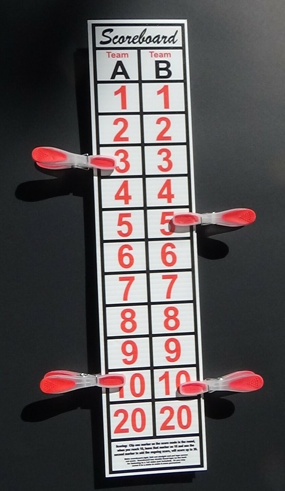 SCOREBOARD, for Washers toss games, other outdoor games, (Will score up to 30)
