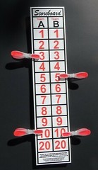 SCOREBOARD, for Washers toss games, other outdoor games, (Will score up to 30)