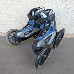 LandRoller Mojo Inline Skates Blue Size Men 6 Women 7