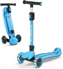 Kids Scooter, Light Up 3 Wheel Kick Scooters for Kids 3-12, Folding Scooters …