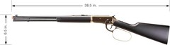 Airsoft CO2 Rifle – Gold Lever Action Legends Saddle Limited Edition – 10RDS