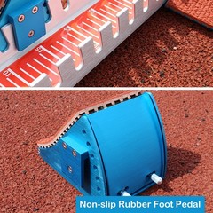 32in High-Level Starting Blocks Aircraft Grade Aluminum Running Track Blocks Wat