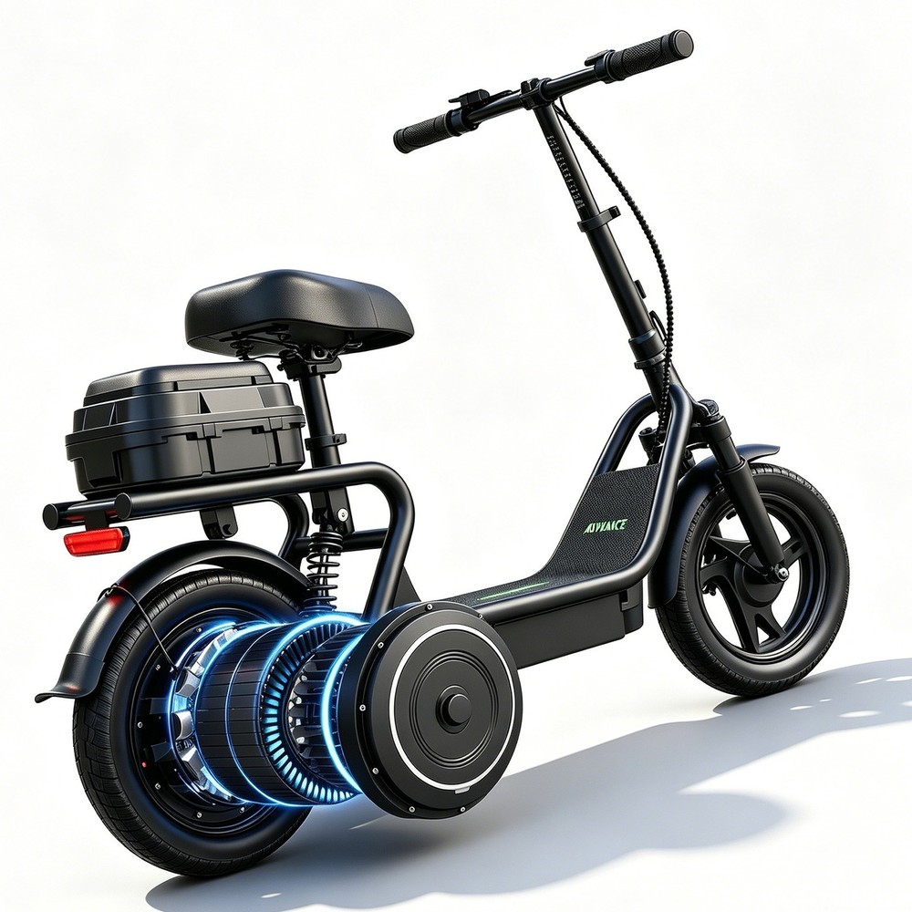 AOVOPRO Electric Scooter with Seat 750W 22MPH 28Miles Range 14″ Tire with Box US