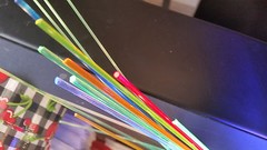 FIBER OPTIC REPLACEMENT STRANDS 1 FOOT .030″/.75mm RED
