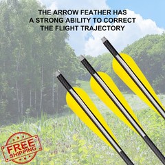 KURUGEILI Fletchings 3 Inch White
