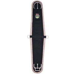 26WL 32″ Weaver 1/2″ Wool Blend Felt Lined Horse Roper Smart Cinch Girth Black