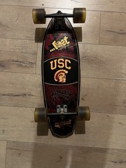 Lost USC skateboard surf style barley used