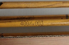 (6) Black Eagle – Vintage – 19/64″ Dia. – .003 Strt – 400 Spine – Carbon Arrows