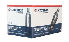 Crosman CO2 Cartridges 40 Cartridge Tank BB Pellet Airsoft Gun Gas12 Gram Bullet