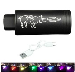 14mm CCW Compact Airsoft/gel Blaster Multi Color Barrel Flash Unit Attachment