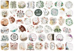 50Pcs Bible Verse Stickers, Inspirational Jesus Sticker, Waterproof, Fade-Res…