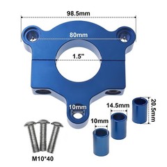 44T Sprocket 1.5in Blue CNC Adapter for 415 Chain Motorized Bicycle 50cc 60cc…