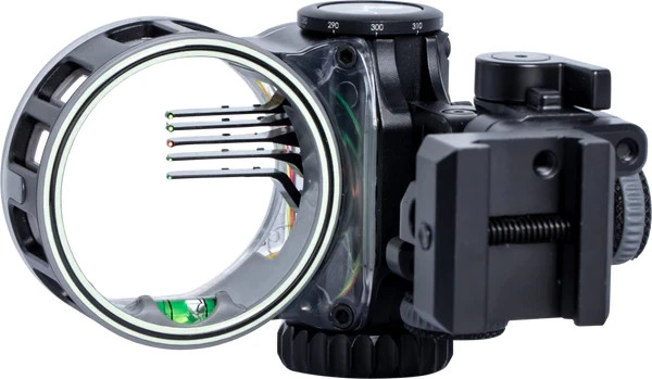 Trophy Ridge React 5 Max Sight w/Pic Mount-5pin – Right Hand – Black -AS26R5MRP