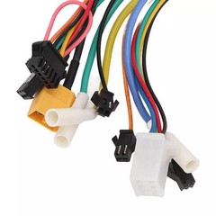1200W 48V-25A Brushless Motor Controller + LCD Display + 6 Pin Cable For Scooter